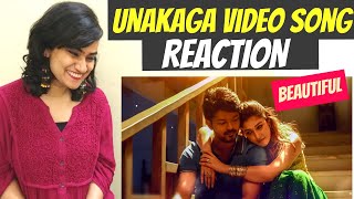 Bigil - Unakaga VIDEO  SONG REACTION | Thalapathy Vijay | Nayanthara | A.R Rahman
