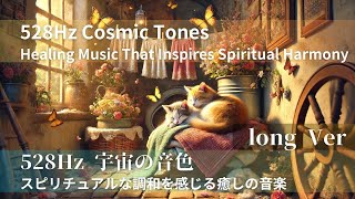 No. 0307 long Ver.| 528Hz 宇宙の音色 | スピリチュアルな調和を感じる癒しの音楽