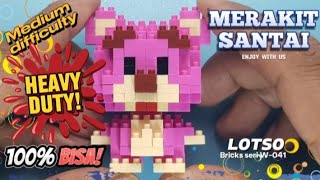 Merakit santai Lego Bricks Lotso seri W-041