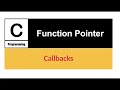 C Programming Tutorial - Function Pointer in c programming language | Learn callbacks | With Example