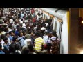 India's Most Crowded Station In Mumbai. Central Railway's Dadar Station At Night In Monsoon