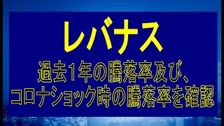 レバナスは暴落時、何パーセント落ちるのか検証