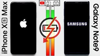 iPhone XS Max vs. Galaxy Note 9 Battery Test