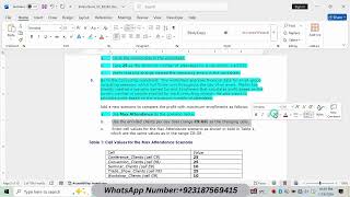 Shelly Cashman Excel 365 | Module 9: SAM Project A | Full Circle Conferences