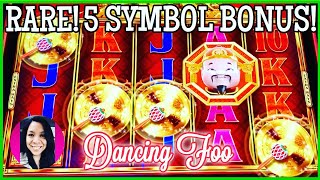 👸🏽🤳🏽🎰 I CAN’T BELIEVE IT! RARE 5 SYMBOL BONUS ON DANCING FOO! (ONLY my second time playing) 😱