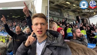 Fans Sing "THOGDEN WHAT'S THE SCORE" as Bolton Miss Promotion