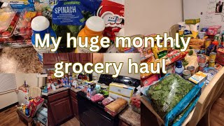 My Huge Monthly Grocery Haul $1200