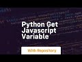 python get javascript variable