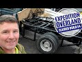 E4 | Custom Expedition Overland Flatbed Camper Build | Primer & Paint on Frame | Ford F350