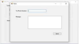 C# SMS send, receive via GSM modem with Source Code (url in description)