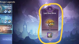 MLA Mirage Legends act 18=Chamber's Tale Untold chapter 1=Lost Once More(tutorial)