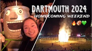 Dartmouth 2024 Homecoming Vlog | Bonfire \u0026 Football