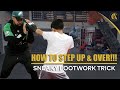 Boxing| How to step up & over!!! sneaky footwork trick | Coach Anthony Boxing