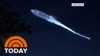 SpaceX Rocket Launch Leads Many To Think Earth Was Being Invaded By Aliens | TODAY