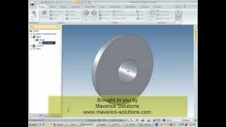 IronCAD - How to Spin (Revolve) a part