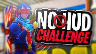 NO CROSSHAIR CHALLENGE in Fortnite: Battle Royale! (No HUD Challenge)