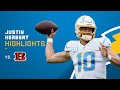 Justin Herbert's Best Throws in 3-TD Game - Week 13 | LA Chargers