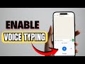 How to Enable Voice Input Speech to Text on Samsung Keyboard