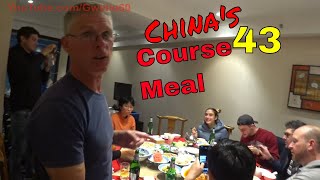 CHINA'S 43 course meal!