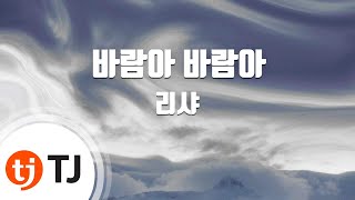 [TJ노래방] 바람아바람아 - 리샤 / TJ Karaoke