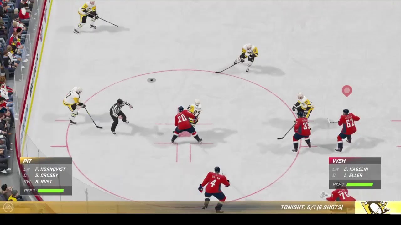 NHL 20 Capital Vs Penguins - YouTube