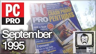23 Year old PC Magazine - Windows '95 Released! | Nostalgia Nerd