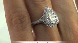 2.83ct Pear Shaped Diamond Engagement Anniversary Ring-Mark Broumand