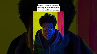 So Miles was meant to be the Prowler😱😱 #shorts #spiderverse