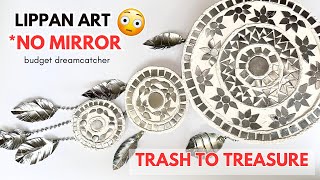 Lippan Art Dreamcatcher| ASMR |Diy Mirror| Wall Hanging Tutorial |DIY Home Decor|Best Out Of Waste