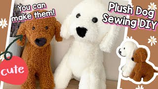 Plush Dog Sewing DIY ! Memory Dog| Sewing DIY Tutorial | Pattern Available!