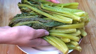 The spring vegetables learn this special practice, which is better than sauerkraut.