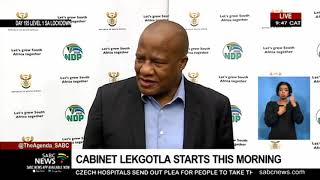 Cabinet lekgotla starts this morning discussing economic recovery, corruption