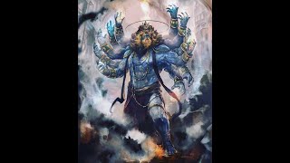 The 10 incarnations of Lord Vishnu :Dashavatara