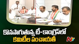 TPCC New Committees : కొనసాగుతున్న టీ-కాంగ్రెస్‌లో కమిటీల పంచాయతీ | Ntv