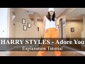 HARRY STYLES - Adore You | Kyle Hanagami Choreography | Explanation Tutorial