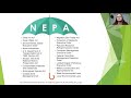 national environmental policy act nepa overview for pup 442