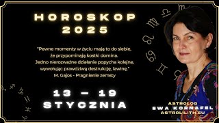 13 - 19 stycznia 2025 🗓 „Jedno nierozważne działanie popycha kolejne... \