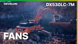 Doosan DX530LC-7M lifting stones