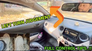 How to judge car left side at turn while driving.. @Drivewithankit