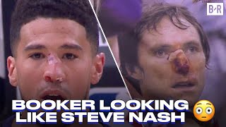 Devin Booker Has Ugly Collision With Patrick Beverley In Game 2