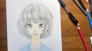 アクタージュ　act-age 百城千世子　MomoshiroChiyoko 描いてみた　drawing