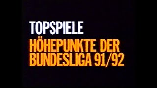 premiere - Topspiele - Höhepunkte der Bundesliga-Saison 1991/92