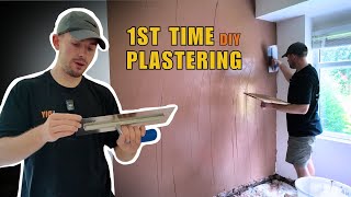 How to skim a wall - First time DIY