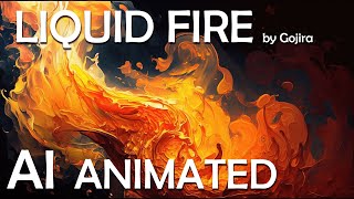 Liquid Fire by Gojira - AI animated clip