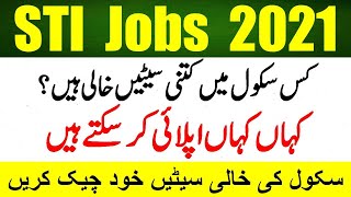 How To Check STI Jobs List | STI Jobs 2021 | By Education Updates