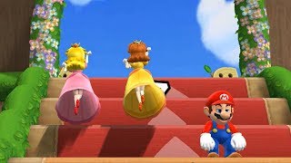 Mario Party 9 Step It Up - Peach vs Daisy vs Mario vs Luigi Master Difficulty| Cartoons Mee