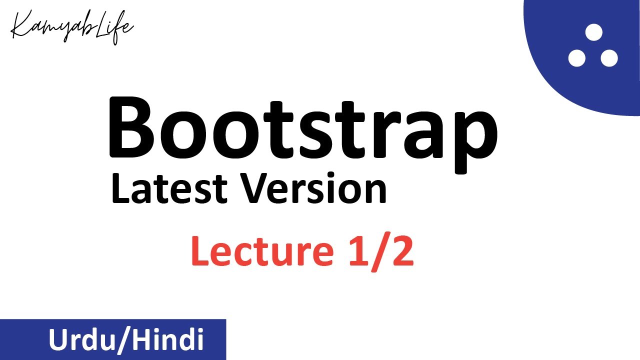 Website Frontend Development Bootstrap Lecture 1 - YouTube