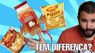 PIPOCAS SUPER PREMIUM X PREMIUM X NORMAL - TEM DIFERENÇA? FIZ UM TESTE ÀS CEGAS