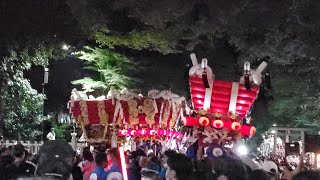 次々に動き出す！もちろん大太鼓も！令和４年１０月１４日　枚岡神社秋郷祭　四條ふとん太鼓