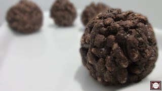 Chocolate Murmura Balls | Parle G and Murmura Balls | Puffed Rice Chocolate Balls